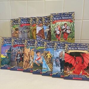 📚Magic Tree House Merlin Missions Books Lot Of 13 Books (15 to 27 ) like new